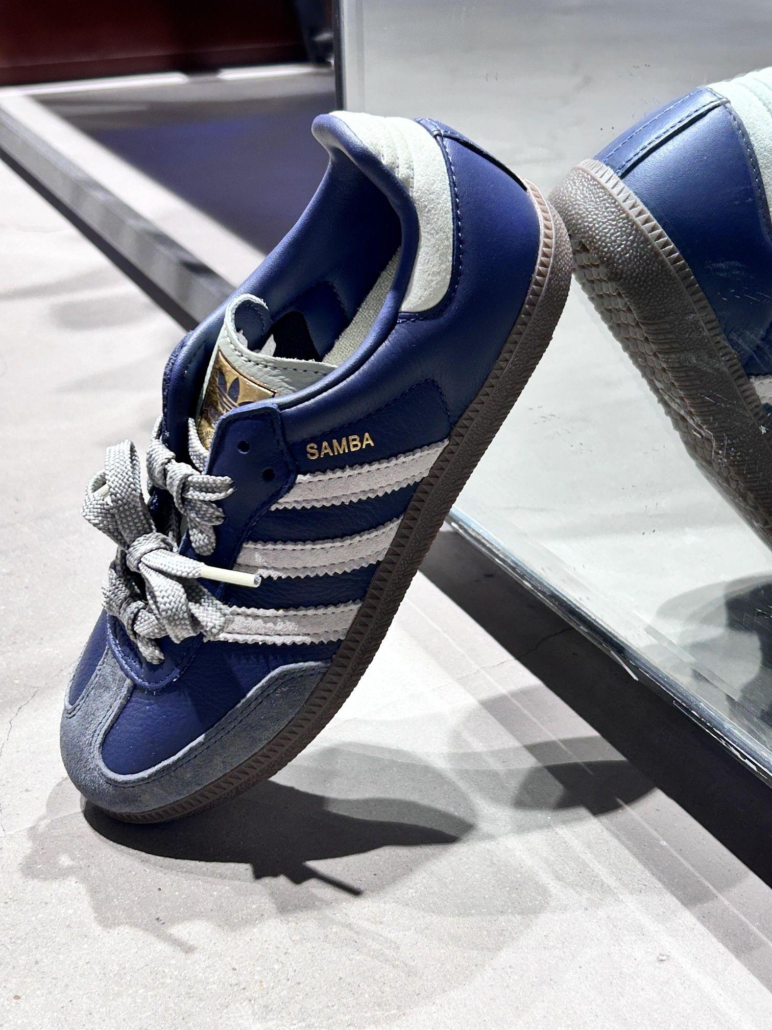 阿迪家🍂 这双蓝莓味儿Samba 又甜又韩的..